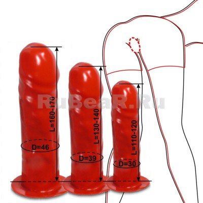 IL0100 Фаллоимитатор-пробка твёрдый