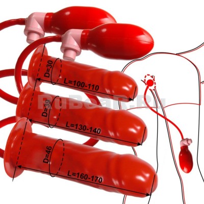 IL0105 Фаллоимитатор-пробка надувной