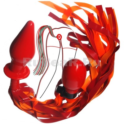 IL4136 Пробка анальная надувная с конским хвостом