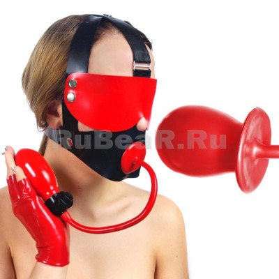 QL6105 Кляп надувной на уздечке