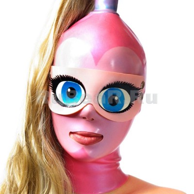 QL9101 Шоры на кнопках с анимэшными глазами