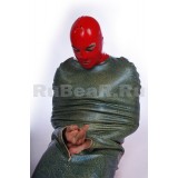 QA0204 Бондажный мешок (sauna sack) с приклеенной маской и молнией сзади