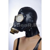 AS9002 Шлем-маска от противогаза черная