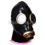 AS9112 Шлем-маска от противогаза черная с шеей