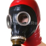 AS9102 Лицевая часть от противогаза черная с шеей-капюшоном