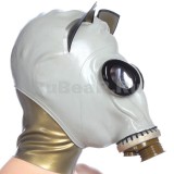 AS9451 Шлем-маска от противогаза с шеей и кошачьими ушками