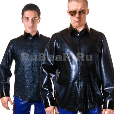TA2546 Рубашка из текстурного латекса