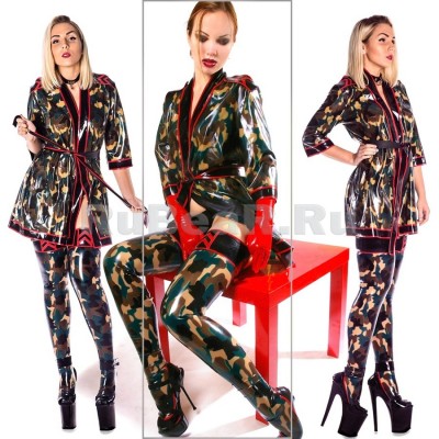 ZA0416 Чулки клеёные "Госпожа Прапорщик"