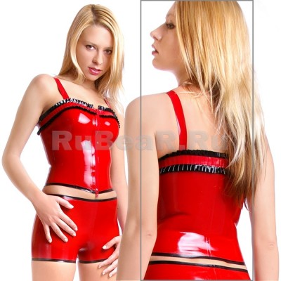 TA079002 Топ с гофрами