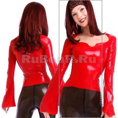 TA081003 Топ с рукавом клёш