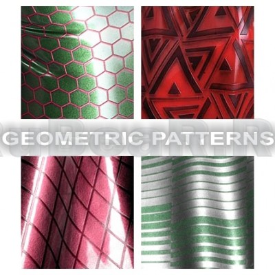 Текстурный латекс c геометрическими узорами RuBeaR